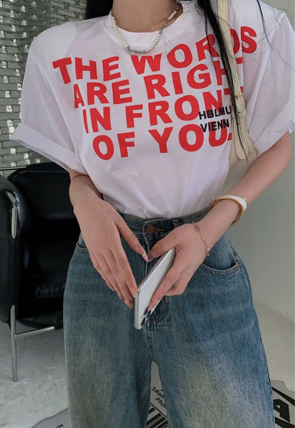(수입) 오뷰 숄더 패드 반팔 티셔츠